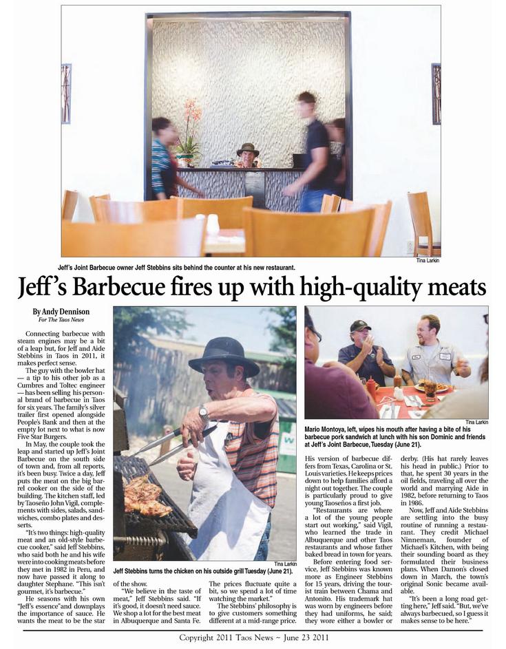 �Taos News Article June 23 2011